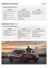 Alfa Romeo Flugblatt | Giulia 2024 Seite 9