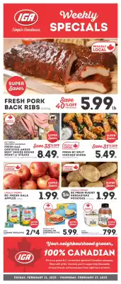 IGA flyer (valid until 26-02)