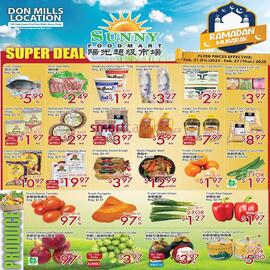 Sunny Food Mart flyer week 8 Page 1