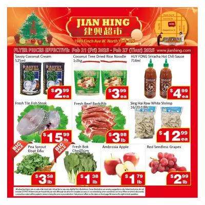 Jian Hing Supermarket flyer (valid until 27-02)