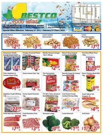 Bestco Food Mart flyer week 8 Page 1