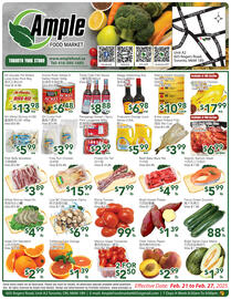 Ample Food Market flyer week 8 Page 1