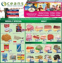 Oceans Fresh Food Market flyer week 8 Page 1