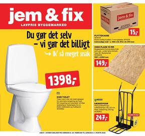 jem & fix tilbudsavis uge 9 Side 1