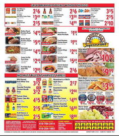 Harvest Fare Supermarket Weekly Ad Page 1