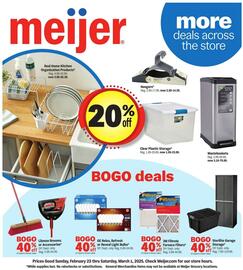 Meijer Weekly Ad week 9 Page 1