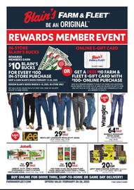 Blain's Farm & Fleet Weekly Ad week 8 Page 1