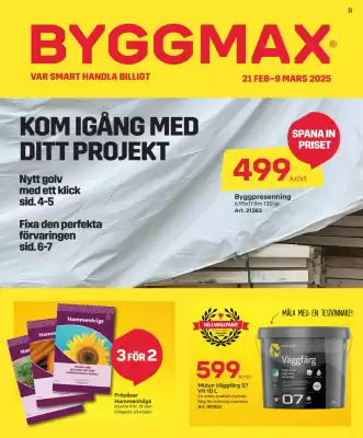 Byggmax reklamblad (giltig till och med 9-03)