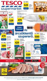 Tesco akciós újság | Szupermarket Oldal 1