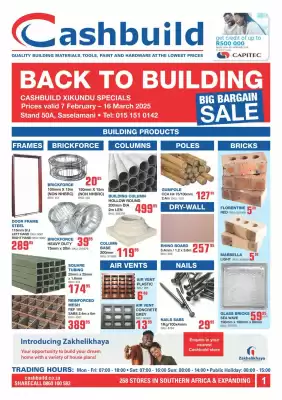 Cashbuild catalogue (valid until 27-02)