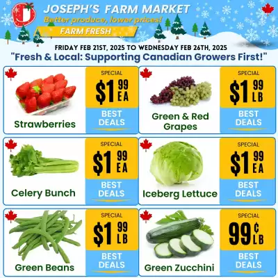 Joseph's Farm Market flyer (valid until 26-02)