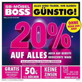 Möbel Boss Prospekt woche 9 Seite 1