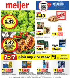 Meijer Weekly Ad week 9 Page 1