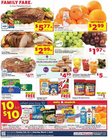 Family Fare Weekly Ad week 9 Page 1