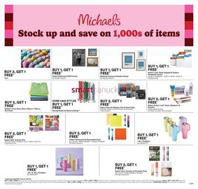 Michaels flyer week 8 Page 1