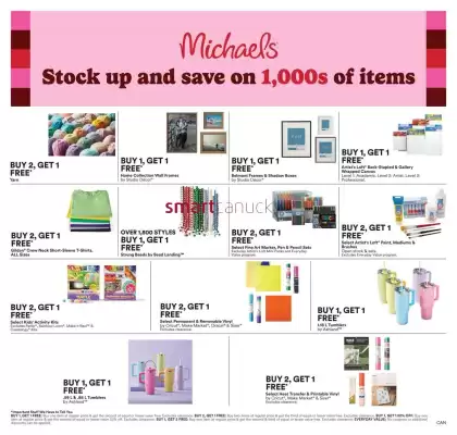 Michaels flyer (valid until 27-02)