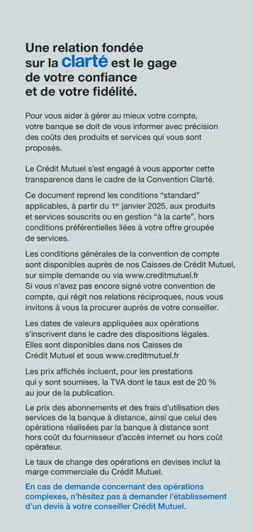 Catalogue Crédit Mutuel (valable jusqu'au 30-06)