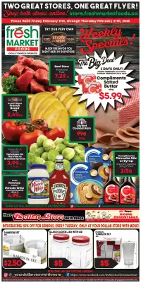 Fresh Market Foods flyer (valid until 27-02)