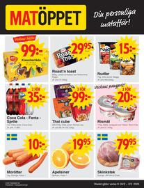 Matöppet reklamblad vecka 9 Sida 1