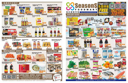 Seasons Foodmart flyer Page 1