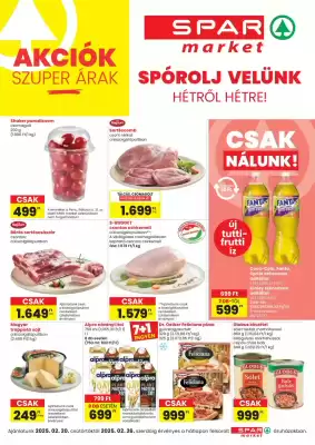 Spar akciós újság (érvényes eddig: 26-02)