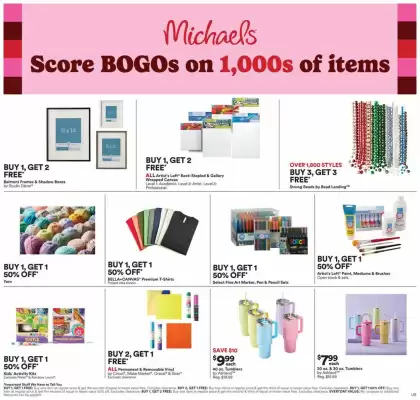 Michaels Weekly Ad (valid until 1-03)