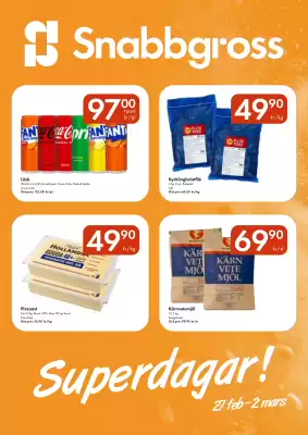 Snabbgross reklamblad (giltig till och med 2-03)