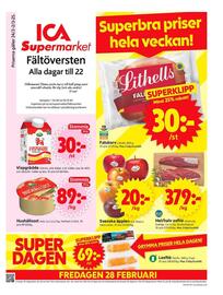 ICA Supermarket reklamblad vecka 9 Sida 1