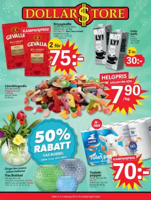 DollarStore reklamblad (giltig till och med 3-03)