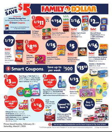 Family Dollar Weekly Ad week 9 Page 1