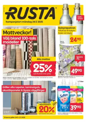 Rusta reklamblad (giltig till och med 2-03)