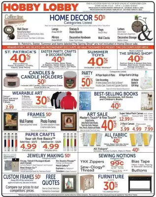 Hobby Lobby Weekly Ad (valid until 1-03)