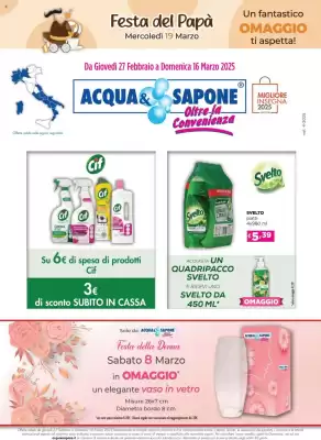 Volantino Acqua & Sapone (valido fino al 16-03)