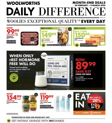 Woolworths catalogue (valid until 9-03)