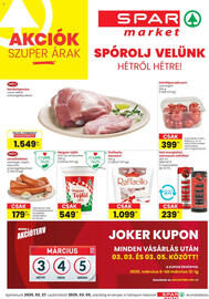 Spar Market akciós újság hét 9 Oldal 1