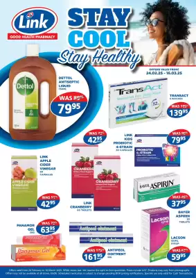 Link Pharmacy catalogue (valid until 16-03)