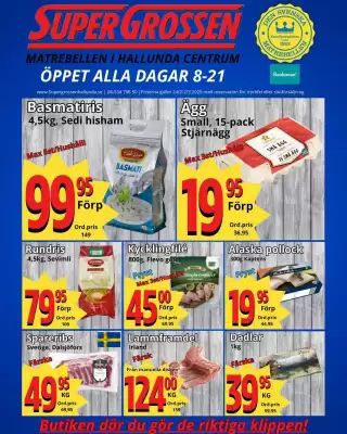 Supergrossen reklamblad (giltig till och med 2-03)