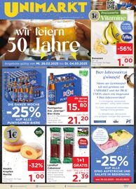 Unimarkt Flugblatt woche 9 Seite 1