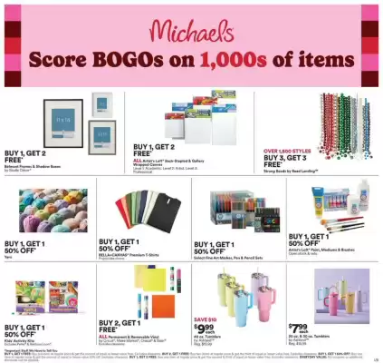 Michaels flyer (valid until 1-03)