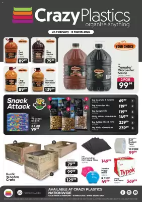 Crazy Plastics catalogue (valid until 9-03)