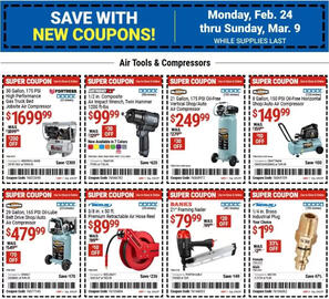 Harbor Freight Tools Weekly Ad Page 1