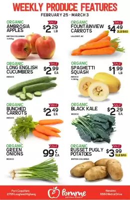 Pomme Natural Market flyer (valid until 3-03)