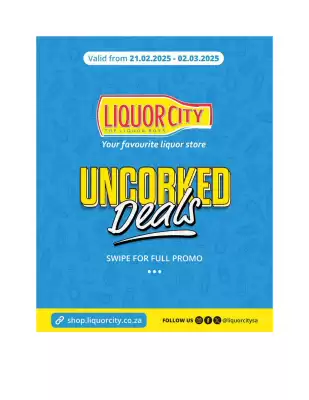 Liquor City catalogue (valid until 2-03)