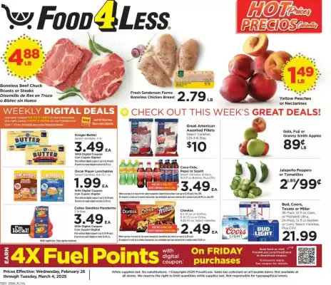 Food 4 Less Weekly Ad (valid until 4-03)