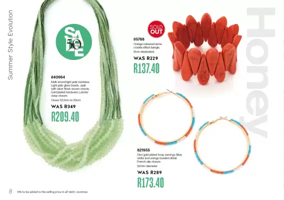 Honey Fashion Accessories catalogue (valid until 3-03)