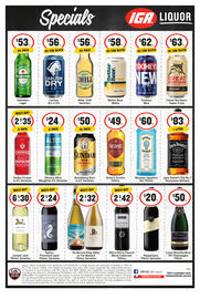 IGA Liquor catalogue week 9 Page 1