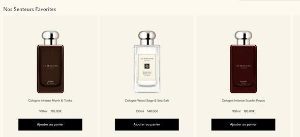 Catalogue Jo Malone page 1