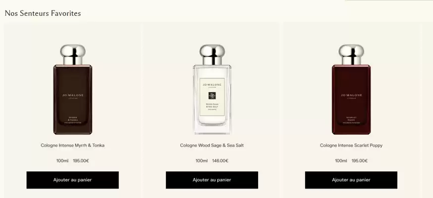 Catalogue Jo Malone (valable jusqu'au 16-03)