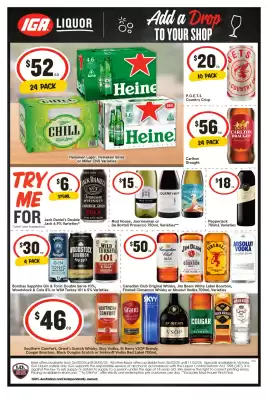 IGA Liquor catalogue (valid until 4-03)