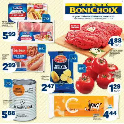 Marché Bonichoix flyer (valid until 5-03)